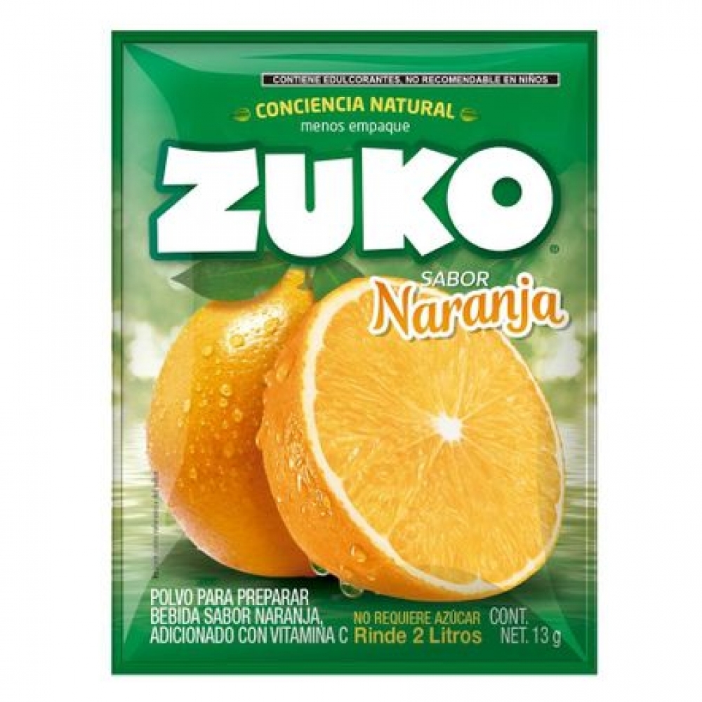 Zuko Orange Flavored Instant Soft Drink 13 G Online Agency To Buy