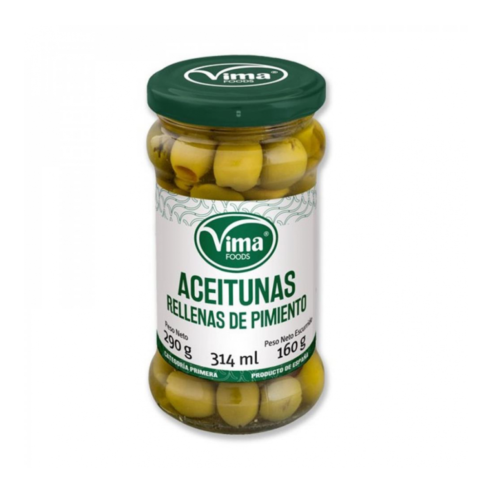 Aceitunas Rellenas De Pimiento Vima Foods G Oz