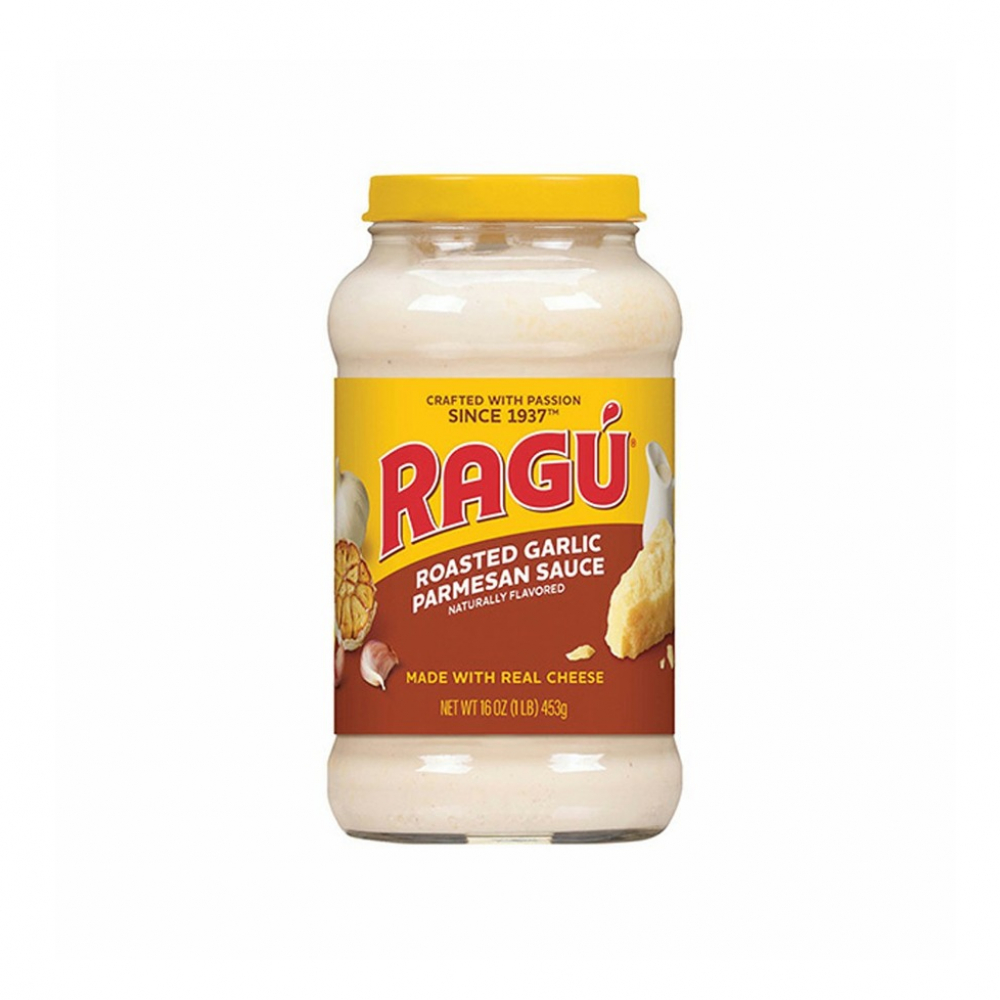 Salsa de queso parmesano y ajo asado Ragú 453 g 1 lb Supermarket