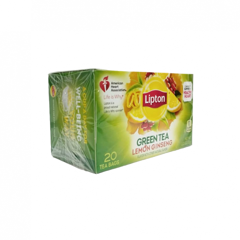 Té verde con limón y ginseng Lipton 20 x 1 3 g Supermarket 23 es