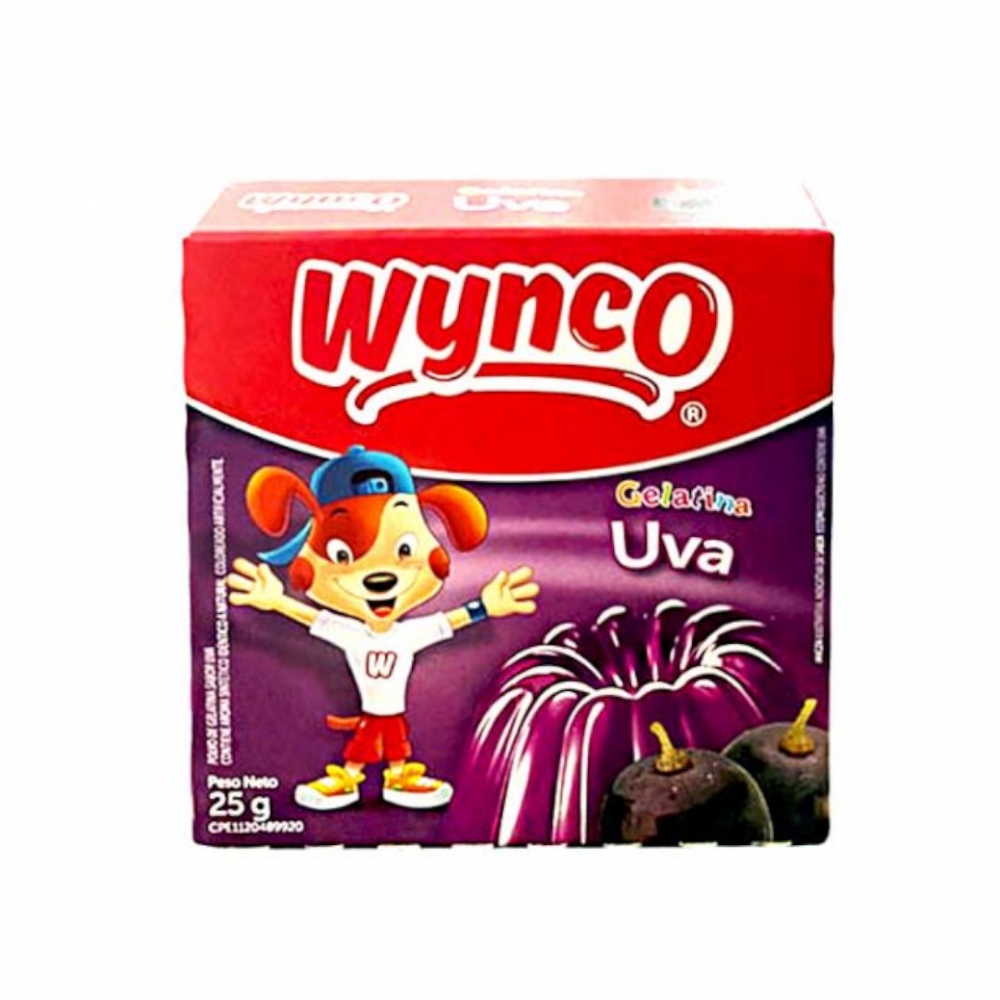 Polvo Para Preparar Gelatina Sabor Uva Wynco 25 G Supermarket 23 Es