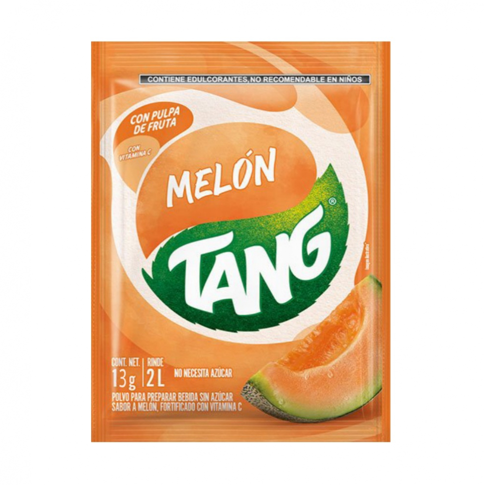 Refresco en polvo sabor a melón Tang 13 g Supermarket 23 es una