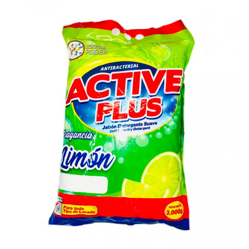 Detergente En Polvo Lim N Active Plus Kg Lb Supermarket