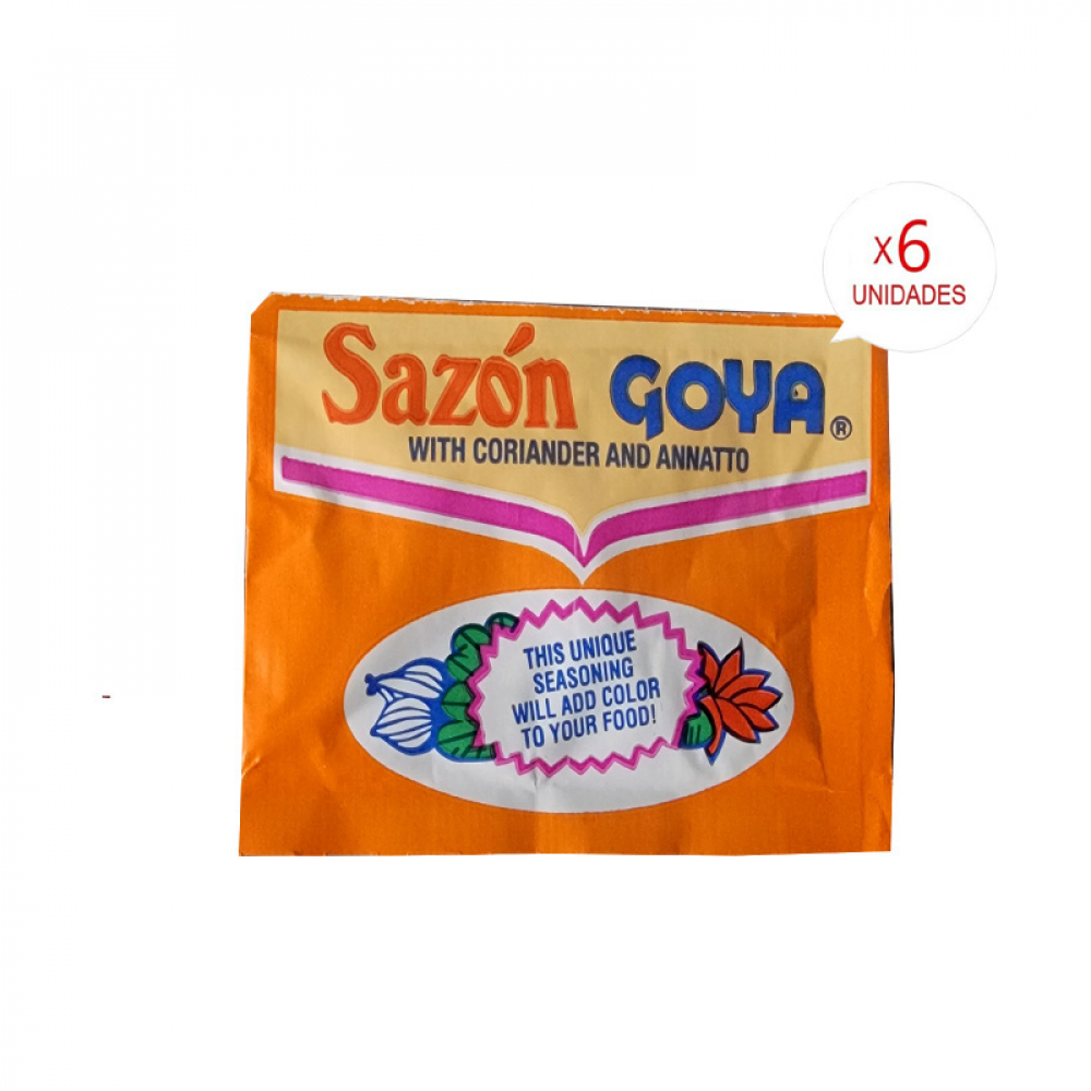 Saz N Con Cilantro Y Achiote Goya X G Supermarket Es Una