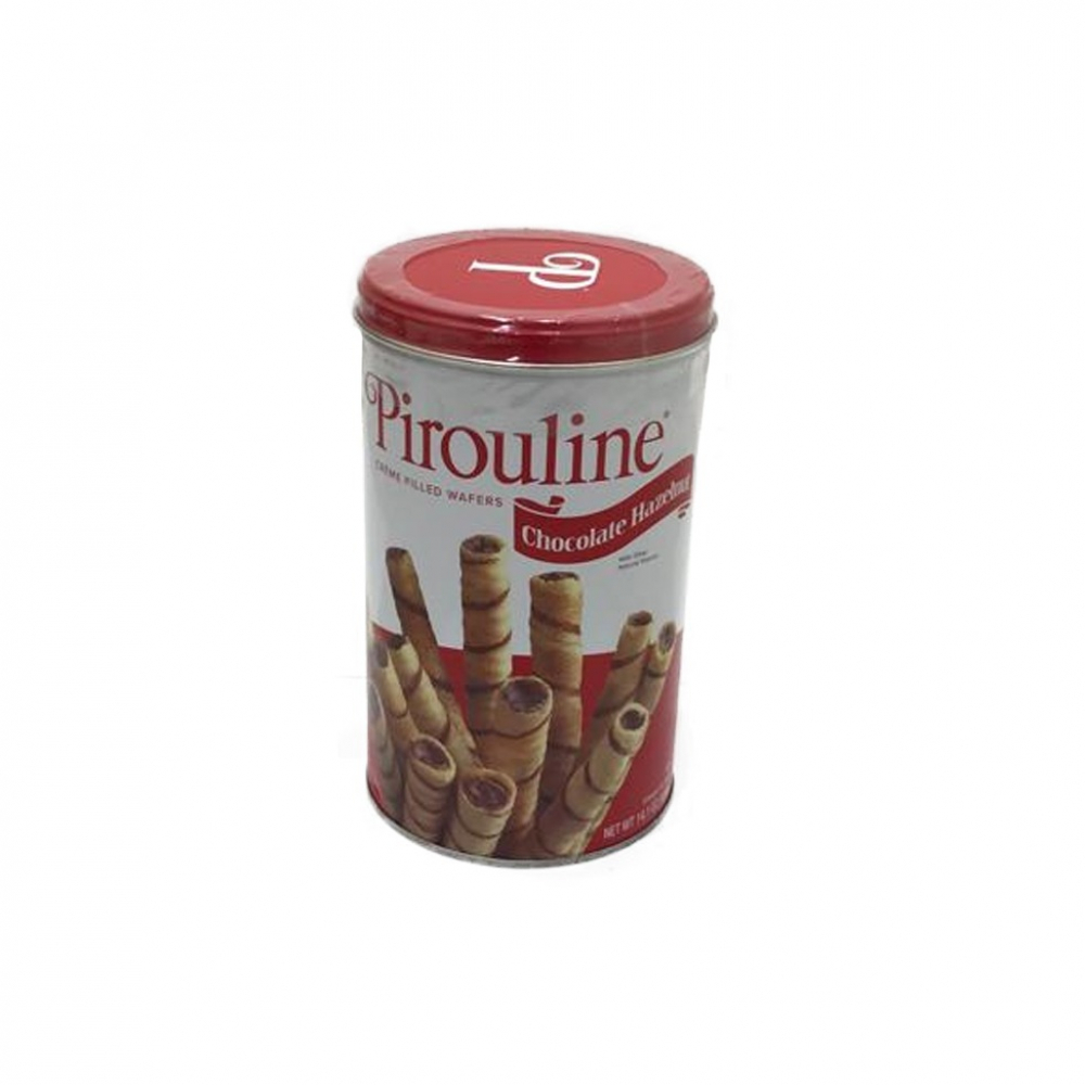 Barquillos Rellenos De Nata Y Avellana De Chocolate Pirouline 400 G