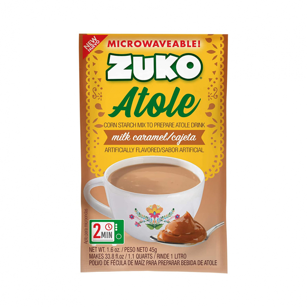 Zuko Cornstarch Powder To Prepare Milk Caramel Cajeta Flavored Atole