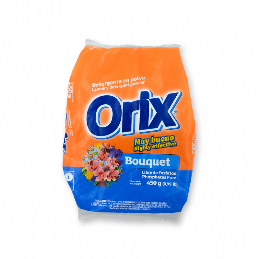 Detergente En Polvo Aroma Bouquet Orix 450 G 15 87 Oz Supermarket