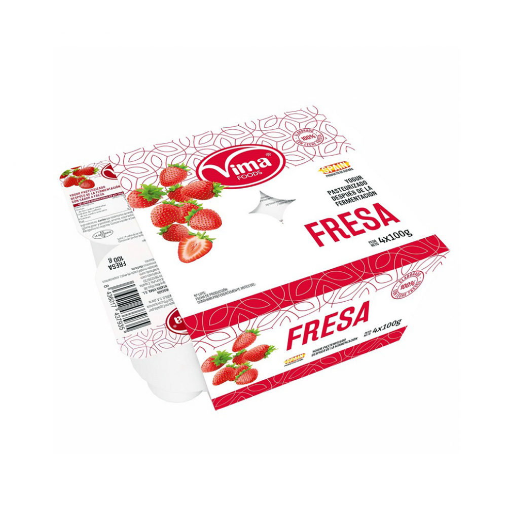 Yogurt Sabor Fresa Sin Fr O Vima Foods X G Oz