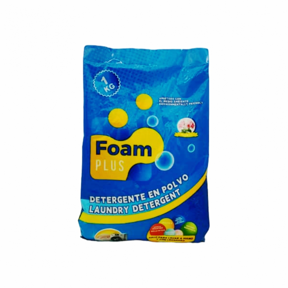 Detergente En Polvo Foam Plus Kg Lb Supermarket Es Una