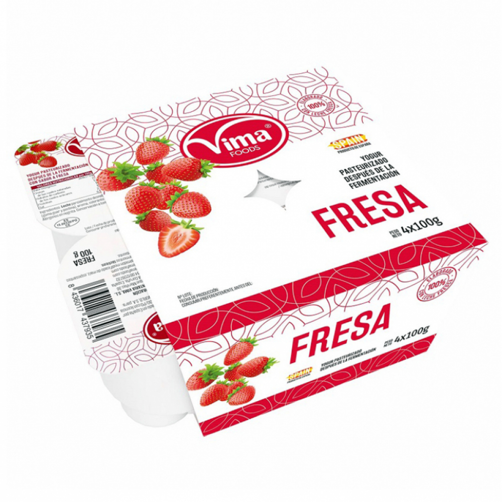 Yogurt Sabor Fresa Vima Foods X G Oz Supermarket Es