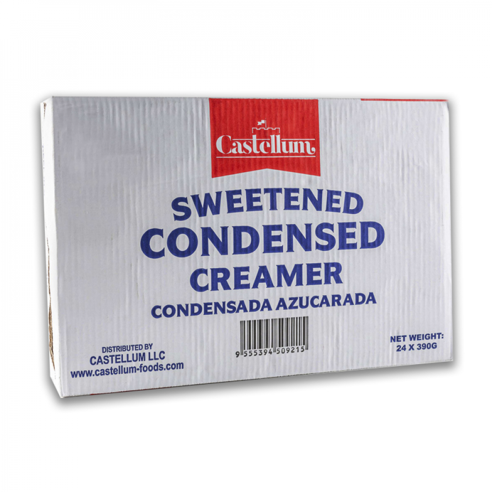 Leche Condensada Azucarada Castellum 24 X 390 G 13 8 Oz