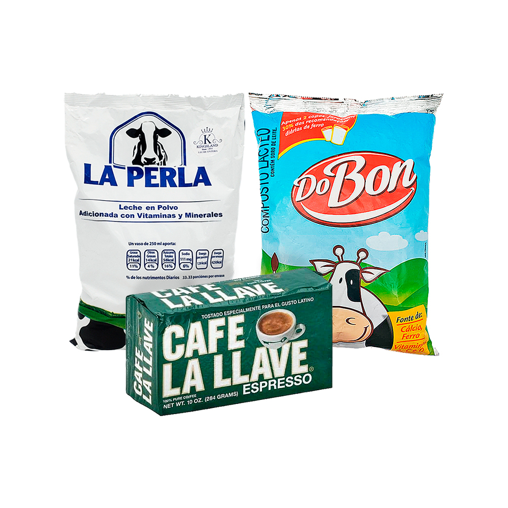 Caf Espresso La Llave Leche Dobon Leche La Perla Supermarket