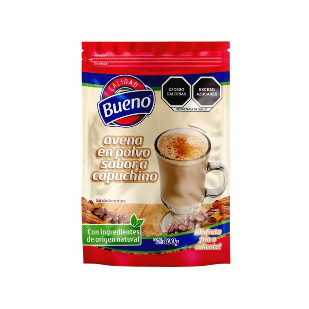 Avena En Polvo Sabor Capuchino Calidad Bueno G Oz