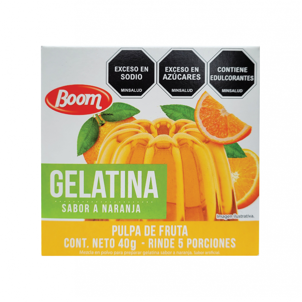 Gelatina Sabor Naranja Boom G Oz Supermarket Es Una