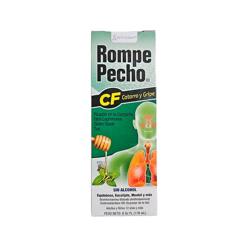 Rompe Pecho CF Catarro Y Gripe 178 Ml 6 Oz Supermarket 23 Es Una