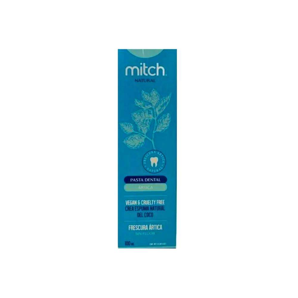 Pasta Dental Natural Sin Fl Or Frescura Rtica Mitch Ml Oz