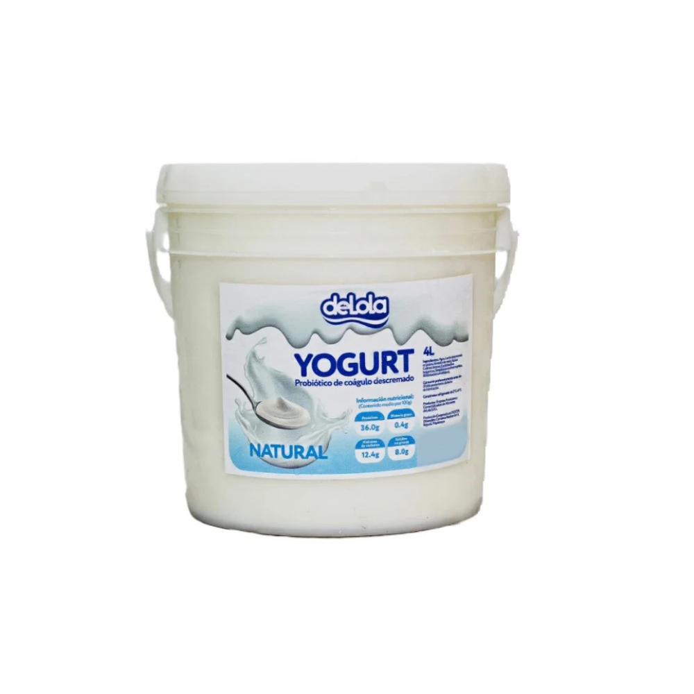 Yogurt probiótico natural deLola 4 L Supermarket 23 es una Tienda