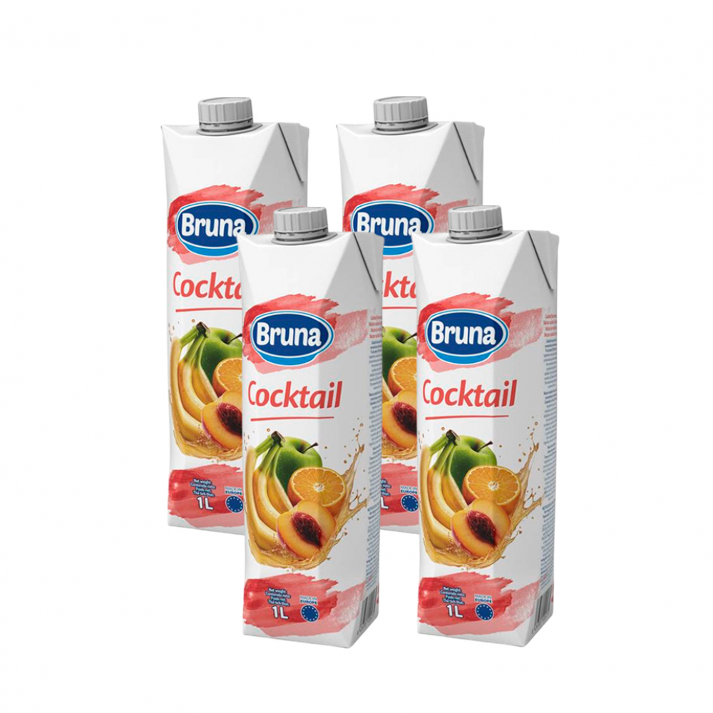 Jugo De Coctel De Frutas Bruna 4 X 1 L Supermarket 23 Es Una Tienda