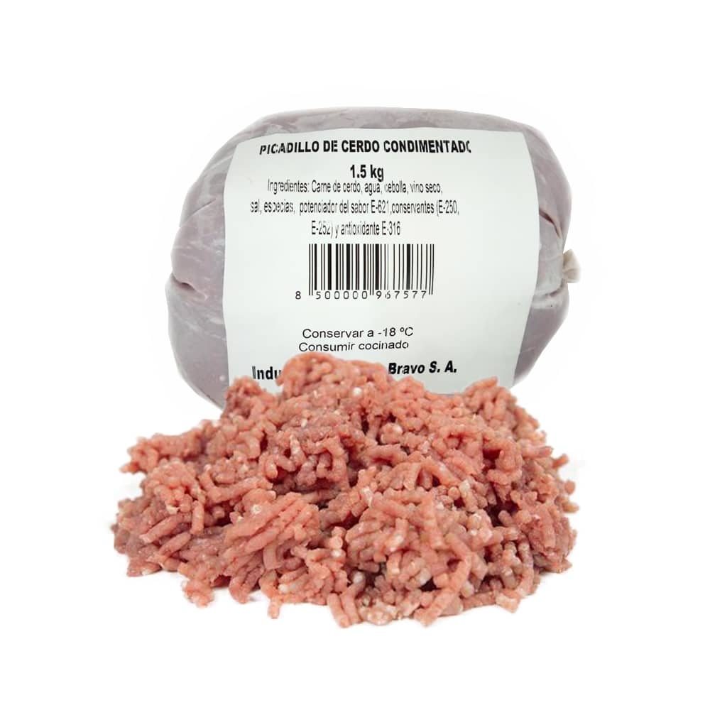 Picadillo De Cerdo Condimentado Kg Lb Supermarket Es