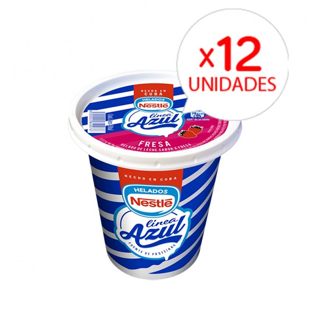 Caja Helados sabor Fresa Línea Azul 12 x 450 ml Supermarket 23 es