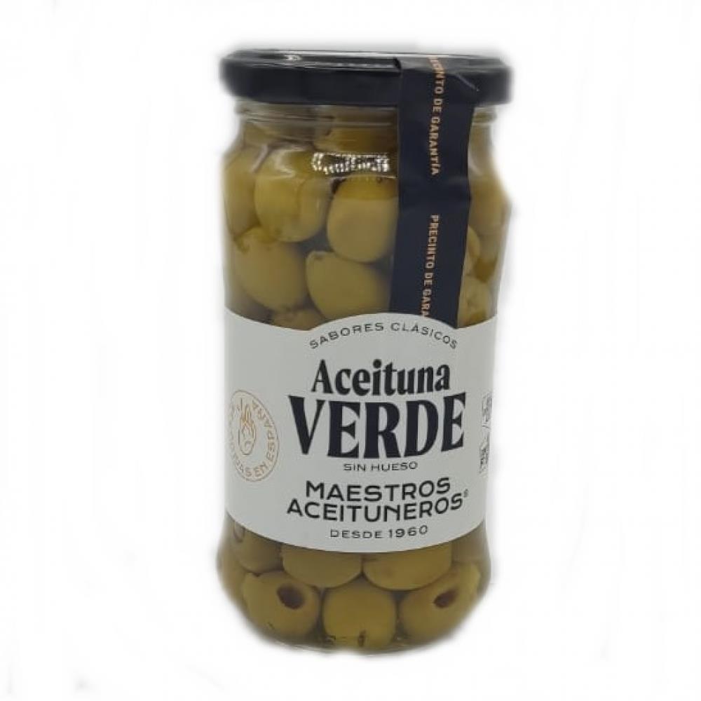 Aceituna Verde Sin Hueso Maestros Aceituneros G Oz