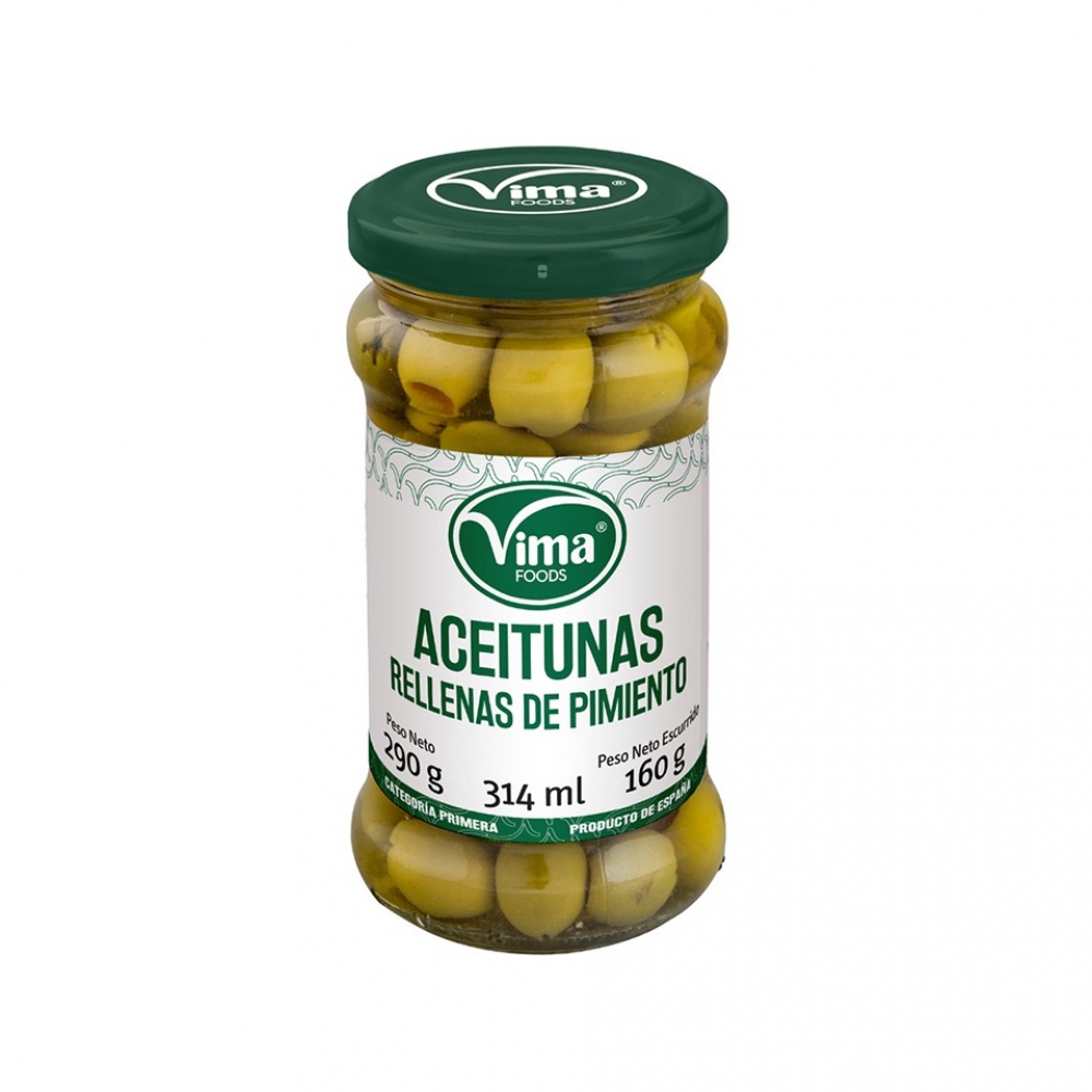 Aceitunas Rellenas De Pimiento Vima G Oz Supermarket