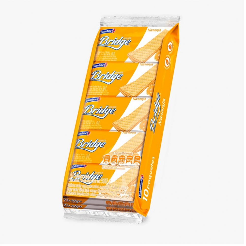 Sorbetos Rellenos Con Crema Sabor A Naranja Bridge X G Oz Supermarket Es Una