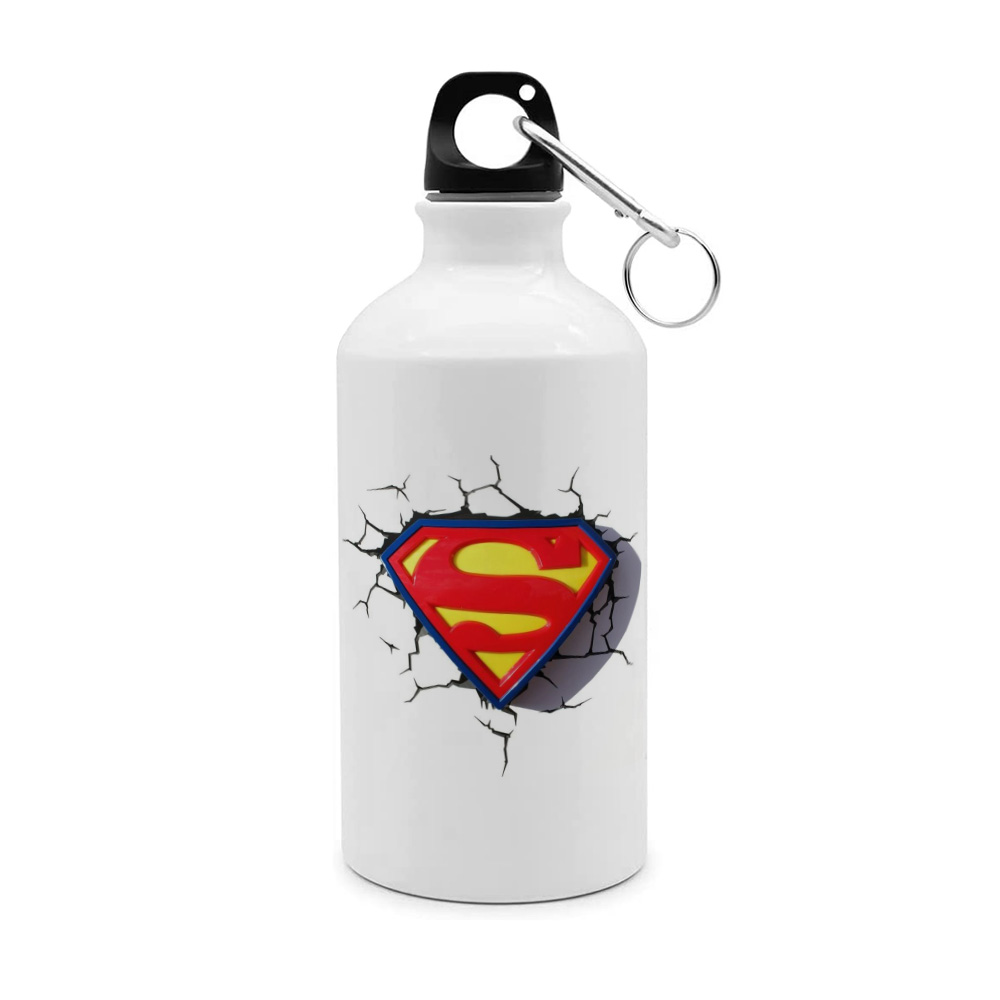 Aluminum Superman drinking bottle