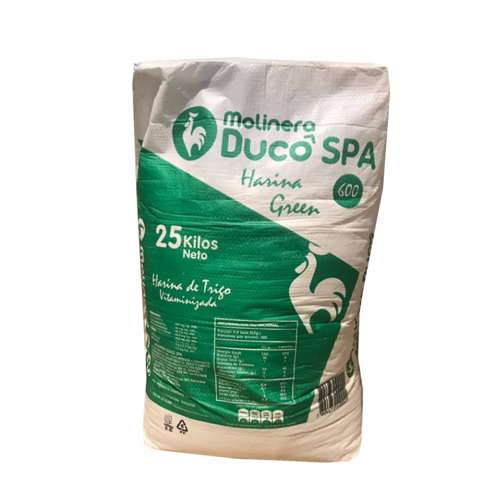 Molinera Duco SPA Vitaminized Wheat Flour 25 Kg 55 Lb Online