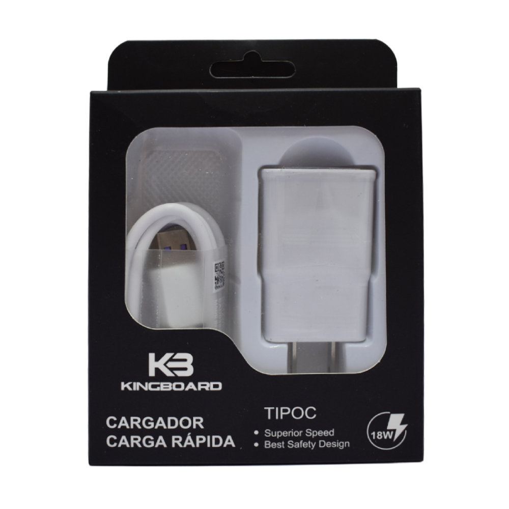 Cargador Y Cable De Carga R Pida Usb Tipo C Kingboard K W