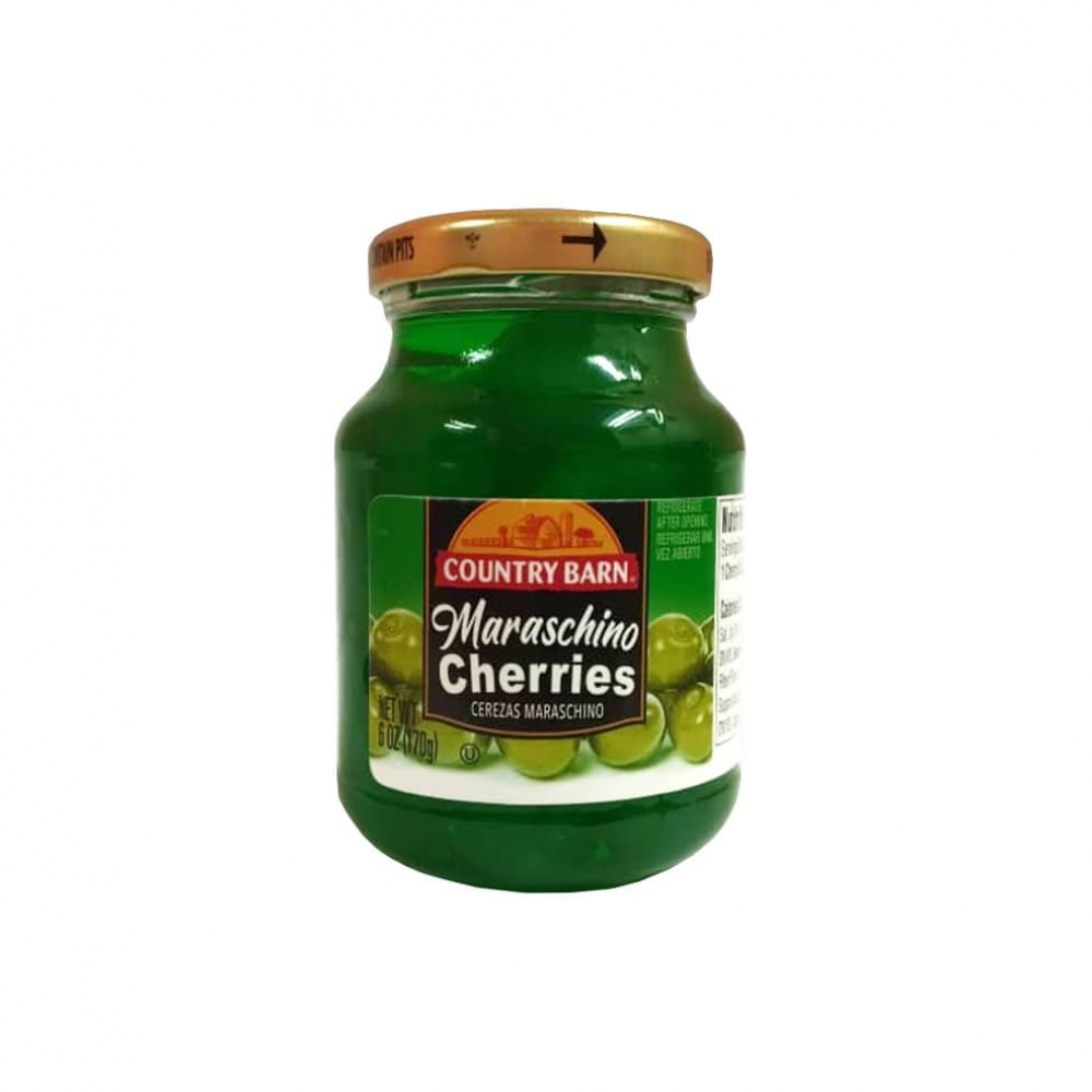 Cerezas maraschino verdes Country Barn (170 g / 6 oz) | Supermarket 23 ...