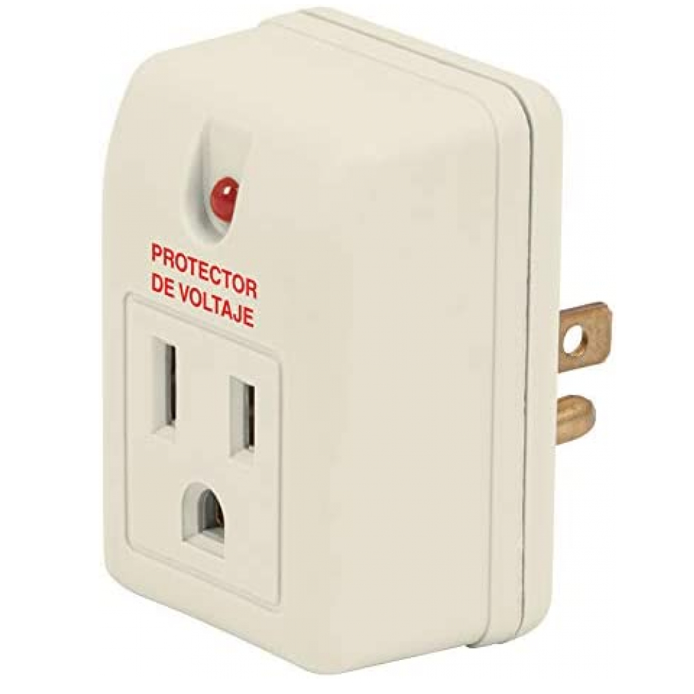 Adaptador Con Supresor De Picos 270 Julios Volteck Supermarket 23 Es