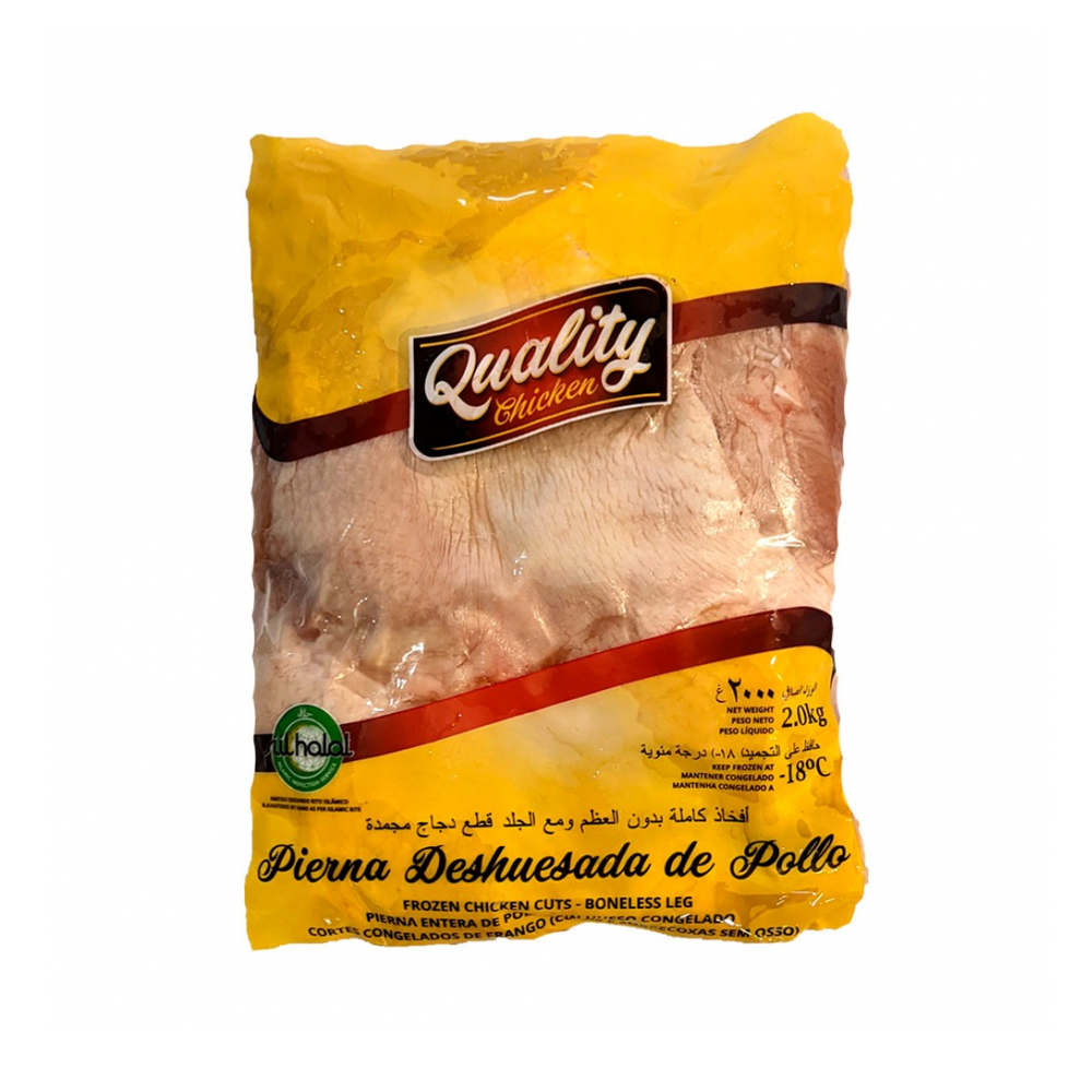 Paquete De Pierna De Pollo Deshuesado Con Piel Kg Lb Supermarket Es Una Tienda