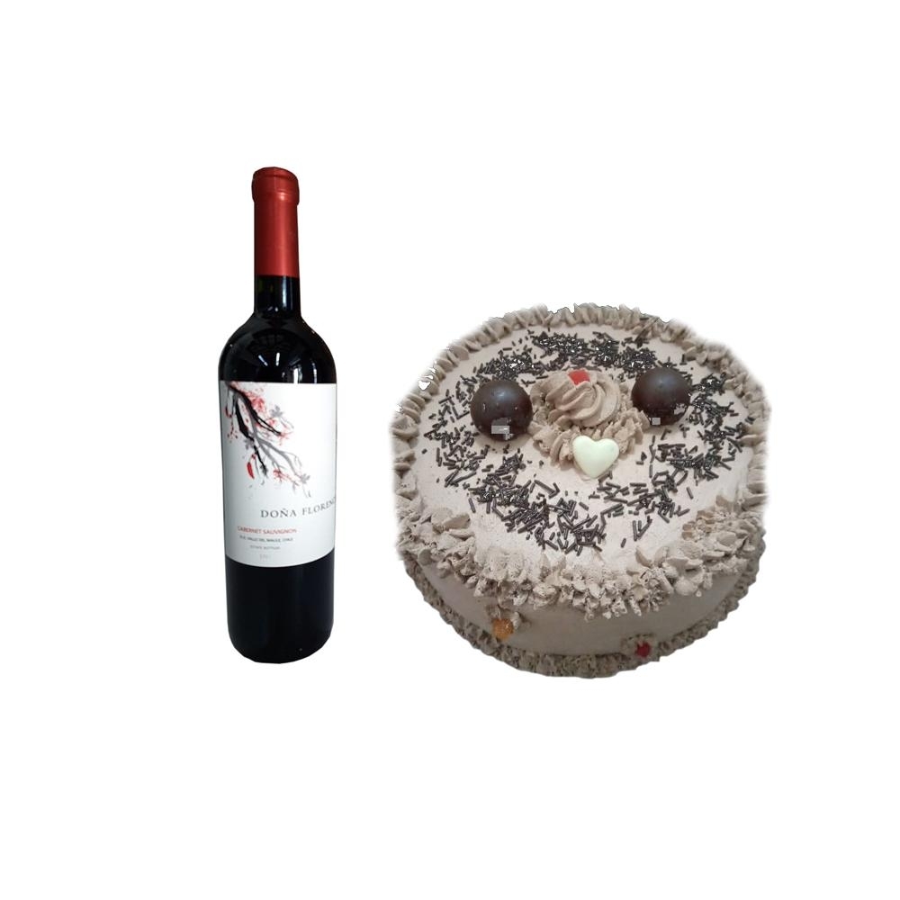 Send Butterscotch Fondant Wine Theme Cake Online - GAL23-110569 | Giftalove