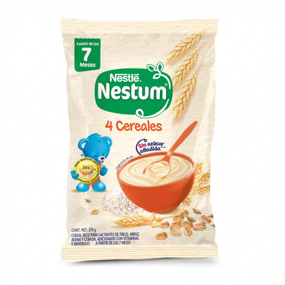 Cereal seco para niños Nestlé Nestum de arroz 270 g