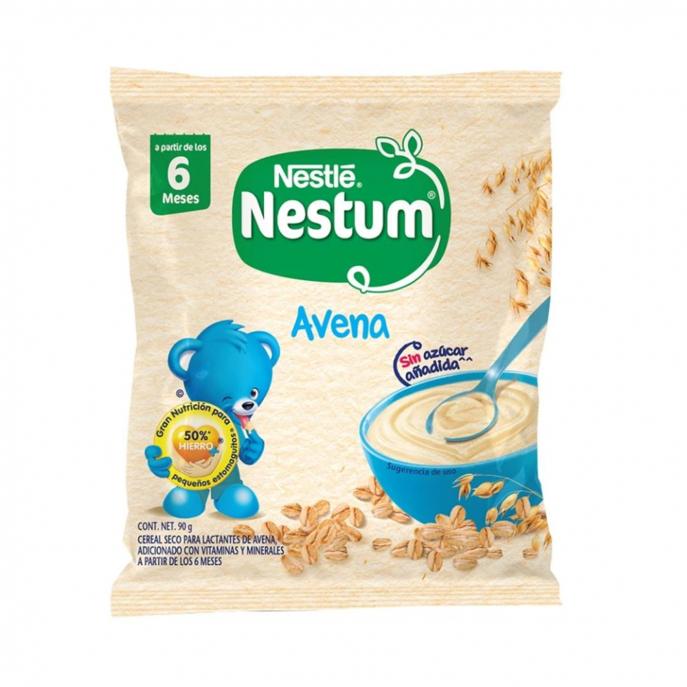 Nestlé Nestum dry cereal for infants with oatmeal with no added sugar (90 g  / 3.17 oz)