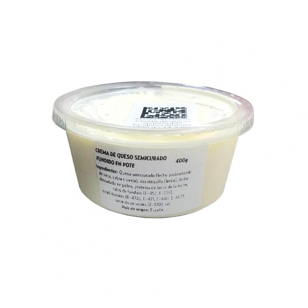 Crema De Queso Semicurado Fundido Lafuente G Oz