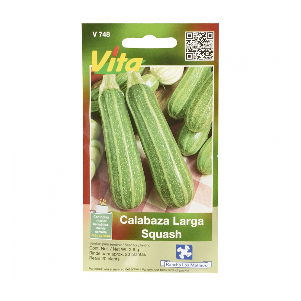 Vita long squash pumpkin seeds (2.6 g)