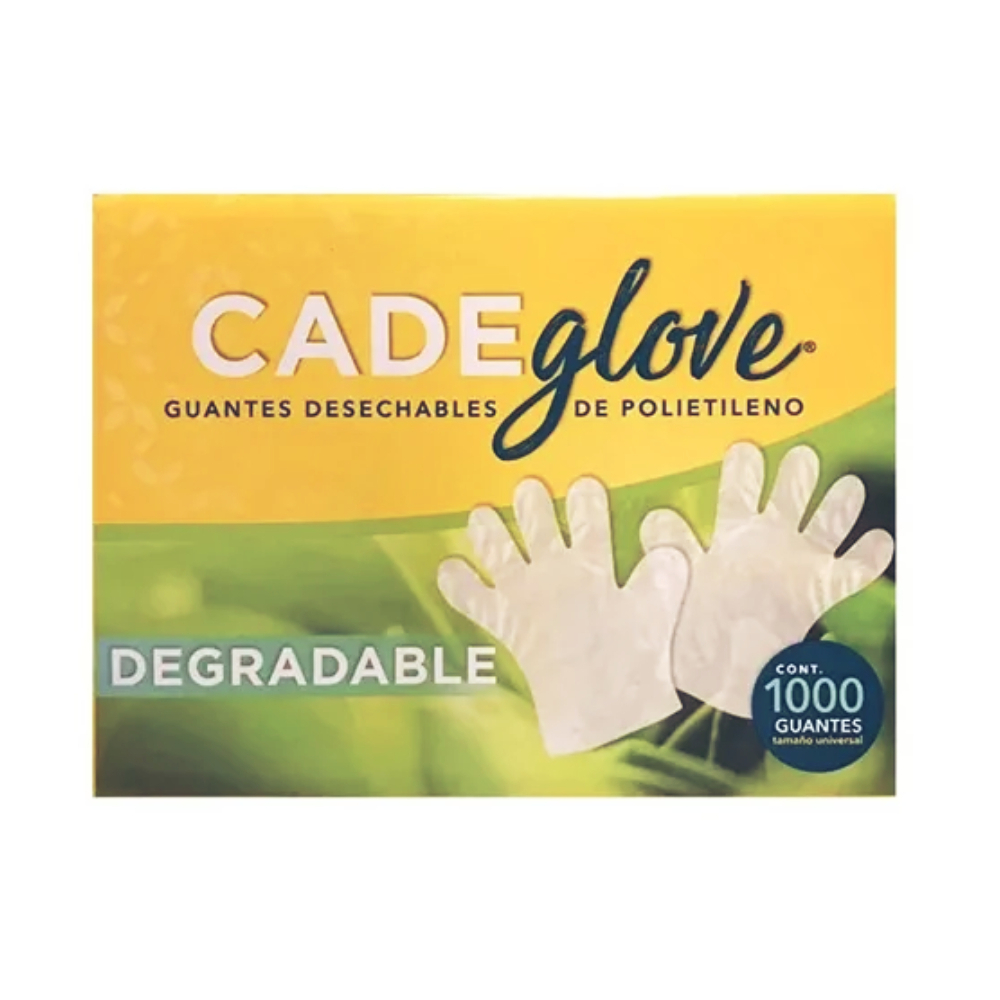 Guantes Desechables Polietileno Biodegrad Cade Glove U