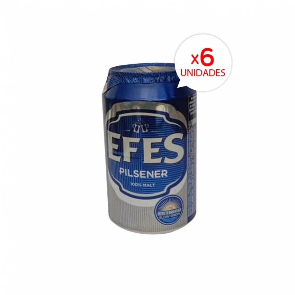 Cerveza de lata pilsener Efes (6 x 330 ml / 11.61 oz) | Supermarket 23 ...