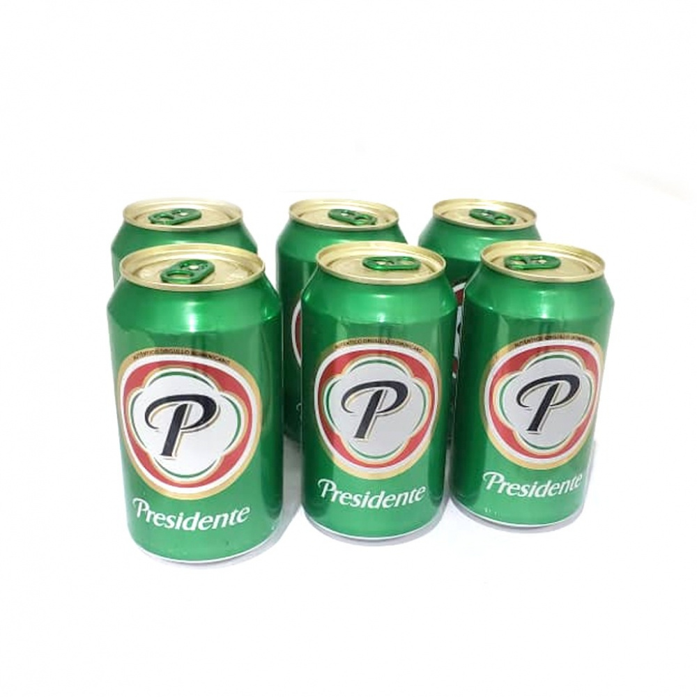 Cerveza de lata Presidente (6 x 355 ml / 12 oz fl) | Supermarket 23 es ...