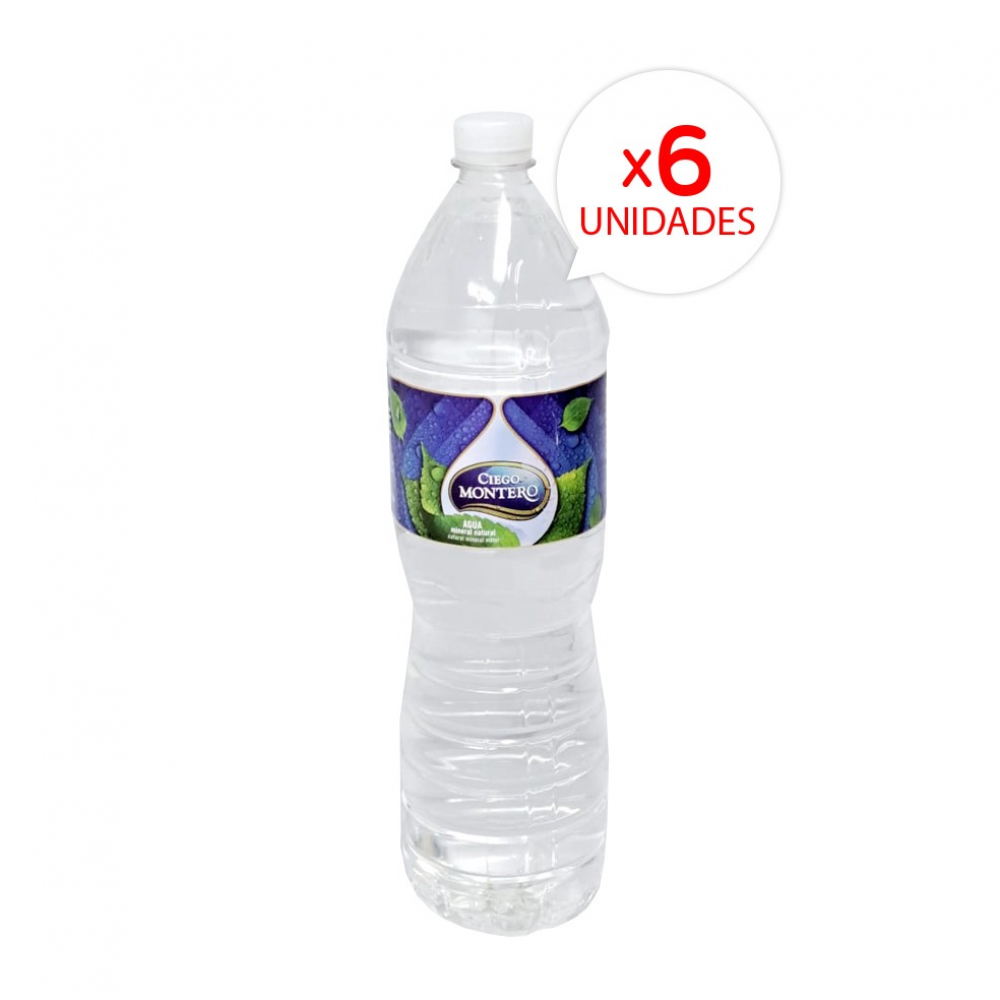 Agua Mineral Natural Ciego Montero X Ml Supermarket Es