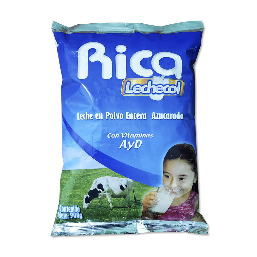 Rica sweetened whole milk powder (900 g / 1.98 lb)