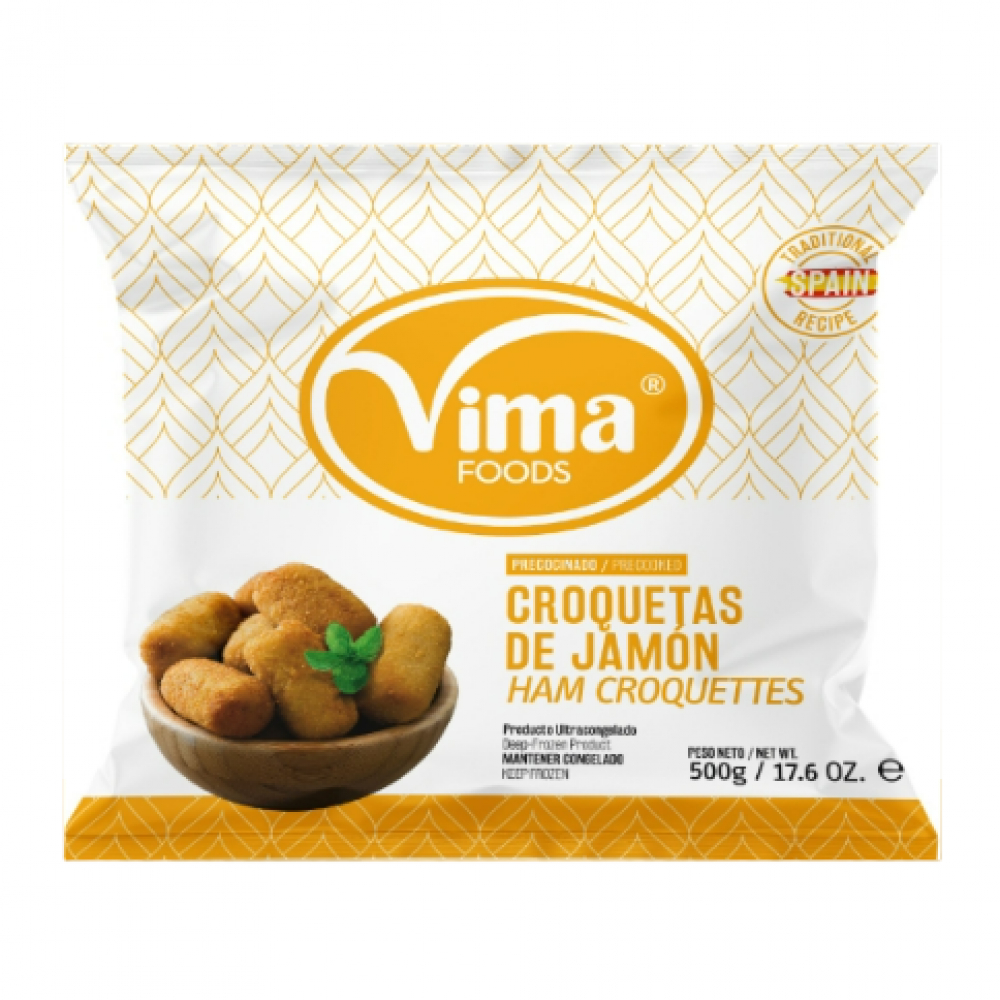 Vima Foods Frozen Ham Croquettes (500 g / 1.1 lb)  Online Agency to Buy  and Send Food, Meat, Packages, Gift