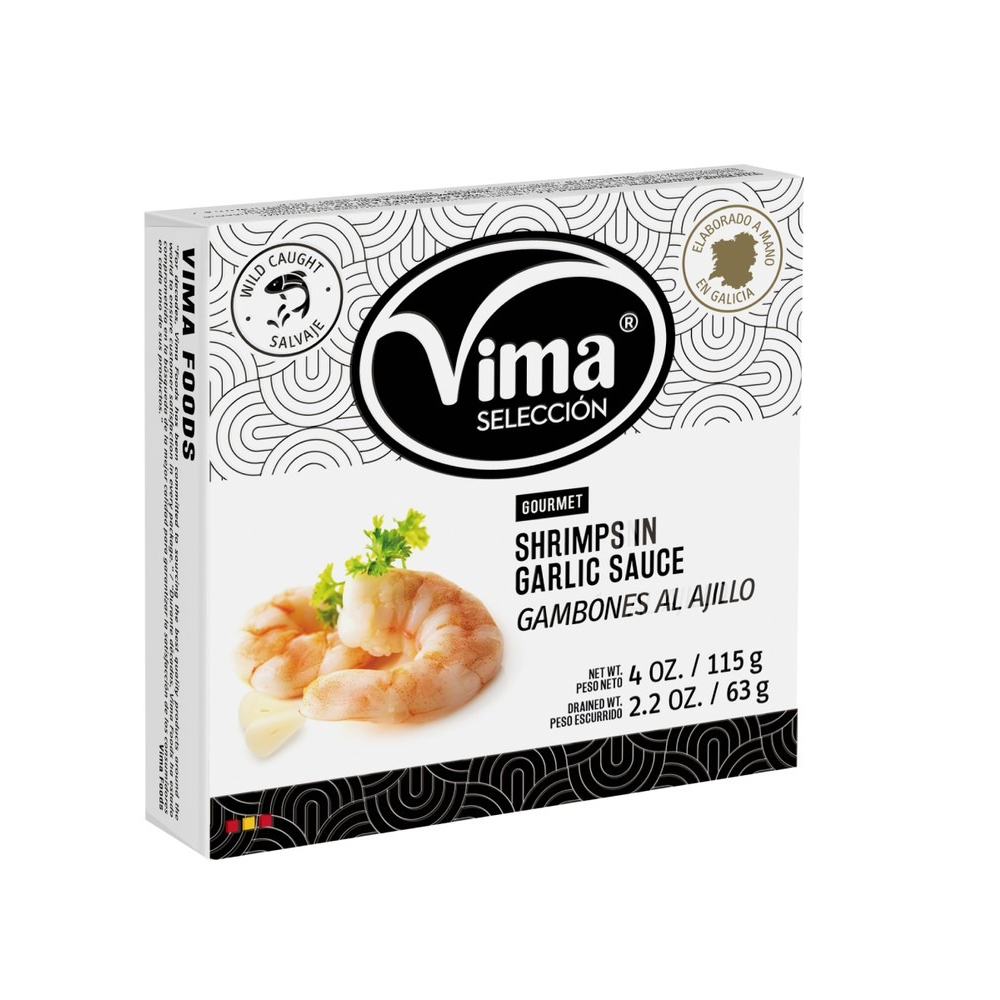 Vima Selection garlic shrimp (115 g / 4.05 oz)  Online Agency to Buy and  Send Food, Meat, Packages, Gift