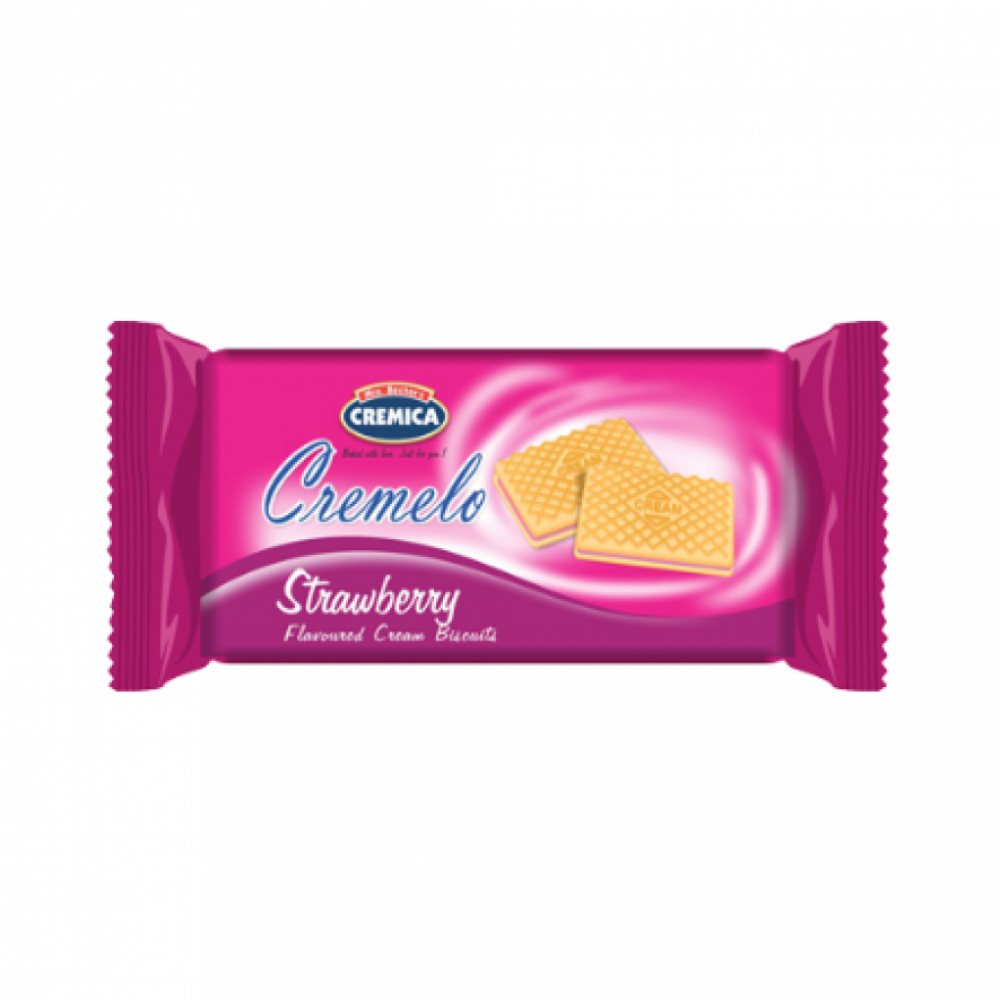 Cremica cookies with strawberry flavor cream (22 g)