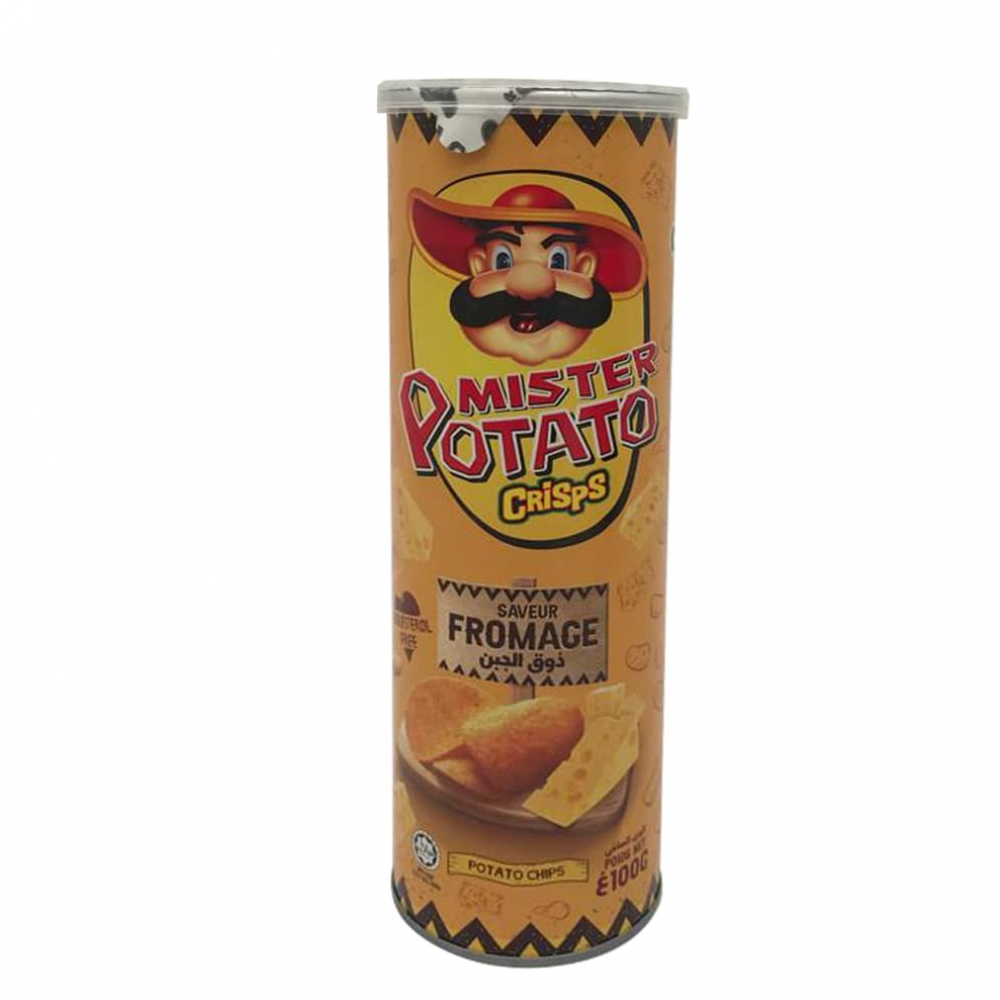 Mister Potato Barbeque Flavour Potato Crisps, 3.53 oz / 100 g 
