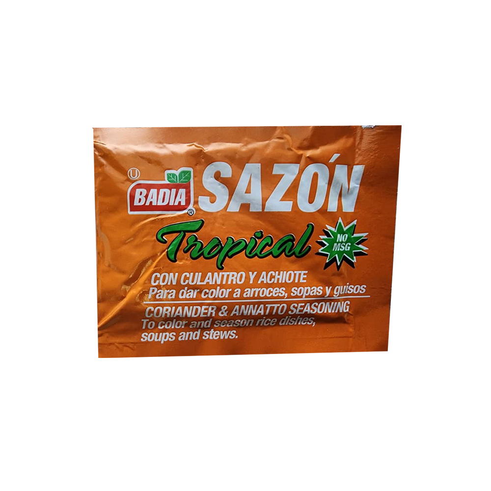 Sazón Tropical Badia Con Culantro Y Achiote 5 G Supermarket 23 Es