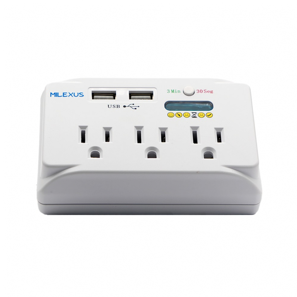 Prime 5-Outlet Small Appliance Surge Protector - White, 1 ct