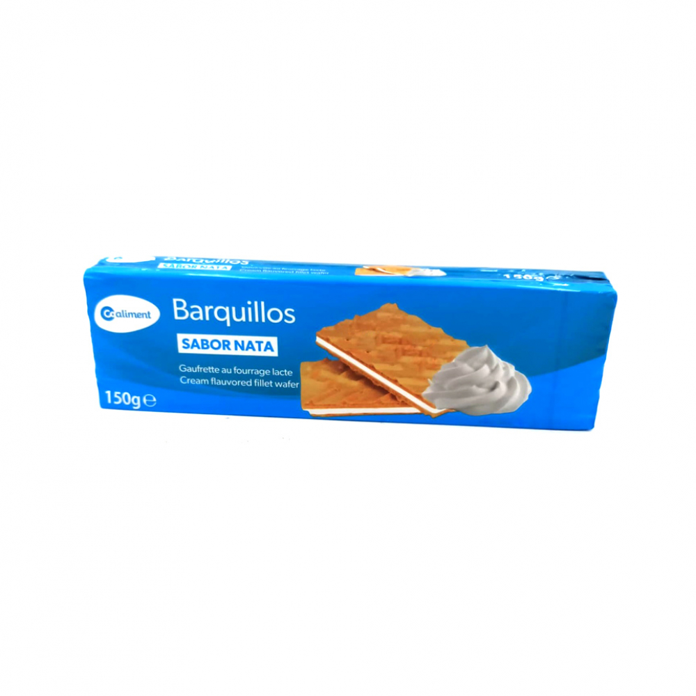 Barquillo Sorbetos Relleno De Crema Sabor Nata Coaliment G Oz Supermarket Es